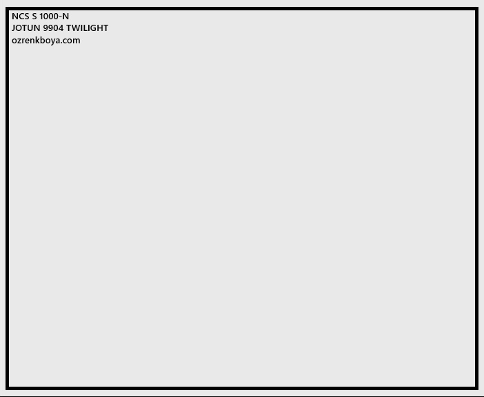 JOTUN TOPCOAT SİLK 9904 TWILIGHT